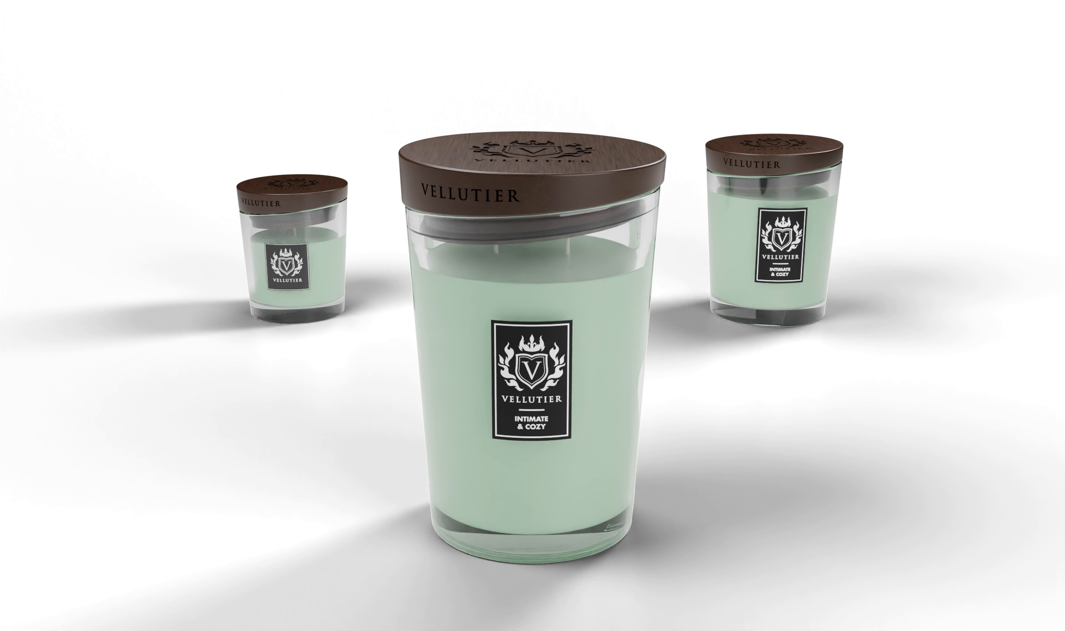Arrangement of VELLUTIER Intimate & Cozy candles